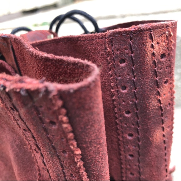 Aldo Short Suede Boots Size 7 - Picture 5 of 8